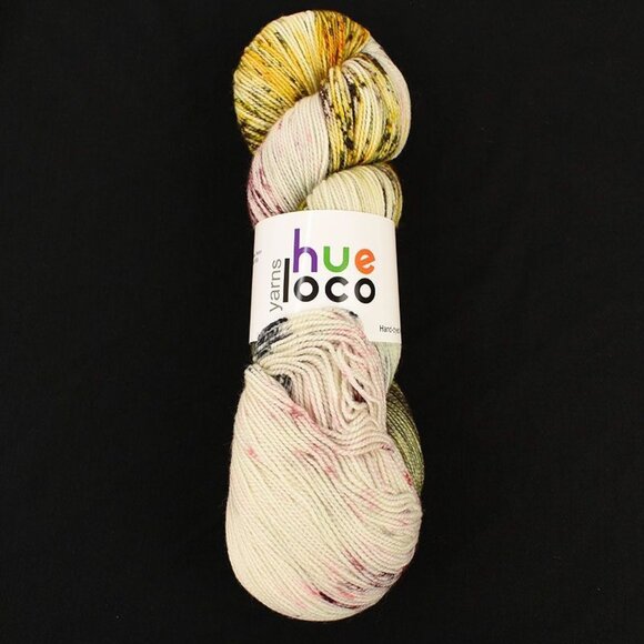 Hue Loco Spun Sock XL Yarn Fingering Weight Merino Cashmere Boughs Of Holly - Picture 1 of 3